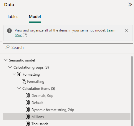 Formatting measures with Calculation Groups